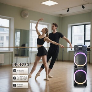 LK-1230 Dual 12" Bluetooth Party Speaker