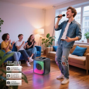 LK-838 8" Bluetooth Party Speaker
