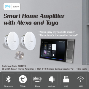 Smart Home Amplifier with Alexa and Tuya