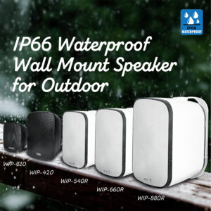 IP66 Waterproof Wall Mount Speaker for Outdoor