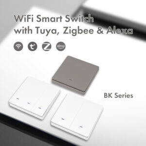 BK Series WiFi Smart Switch with Tuya, Zigbee & Alexa