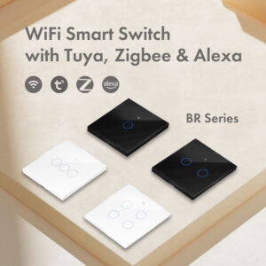 BR Series WiFi Smart Switch with Tuya, Zigbee & Alexa