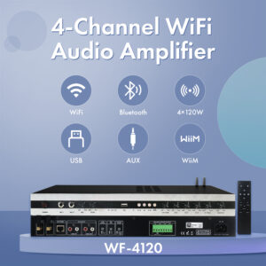 4-Channel WiFi Audio Amplifier