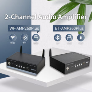 2-Channel WiFi & Bluetooth Audio Amplifier