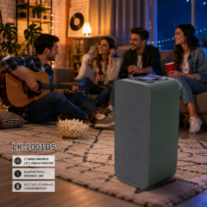 LK-1001DS 10″ Bluetooth Party Speaker with Auracast